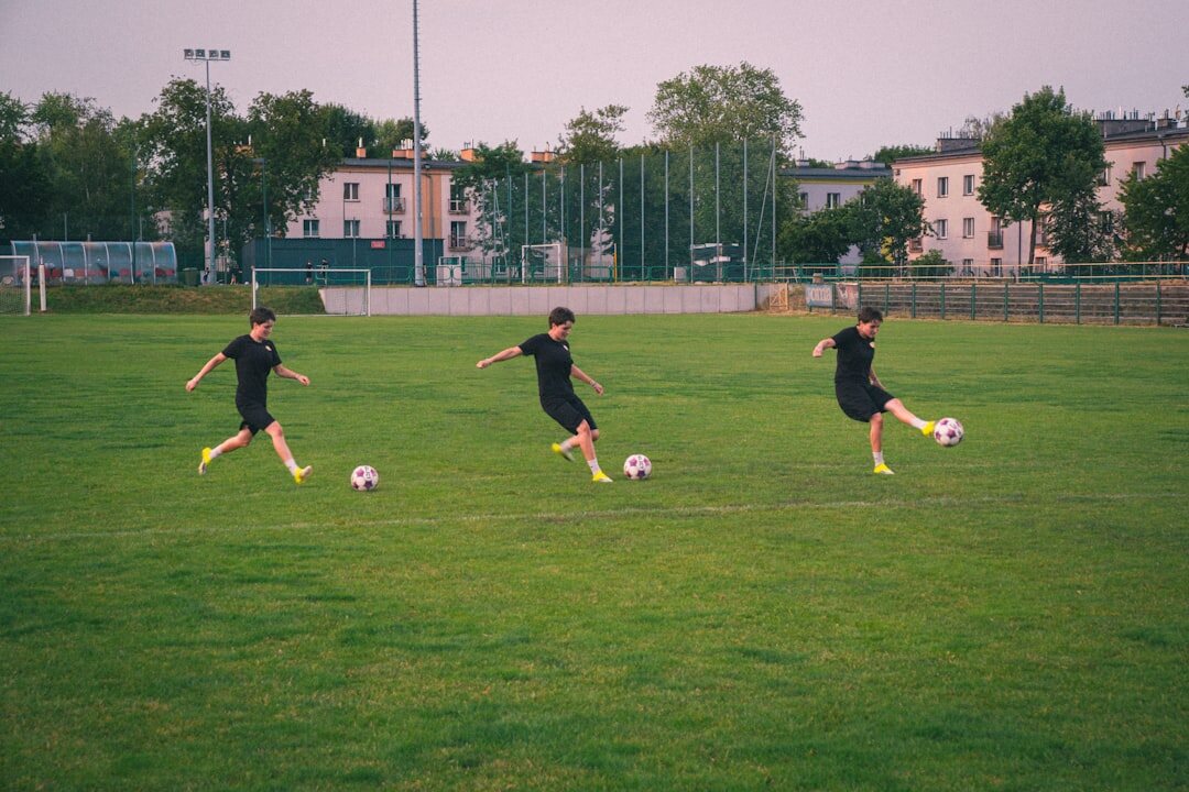 athlete training session outdoors