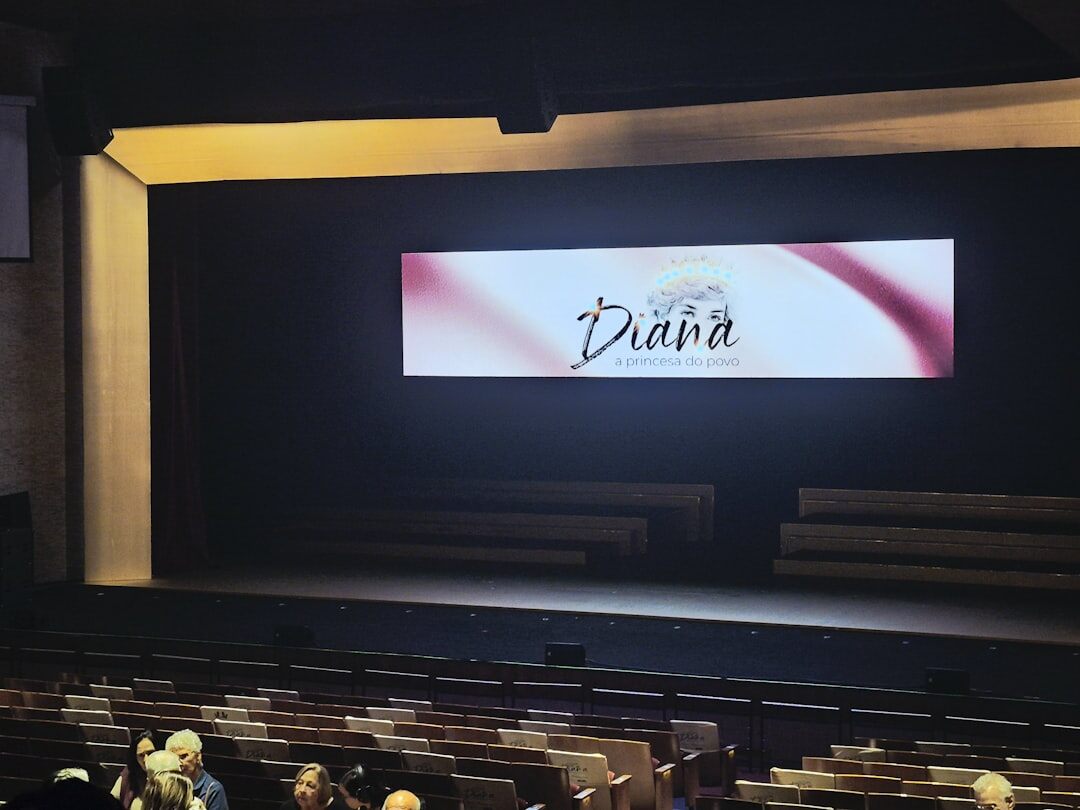 actress on theater stage